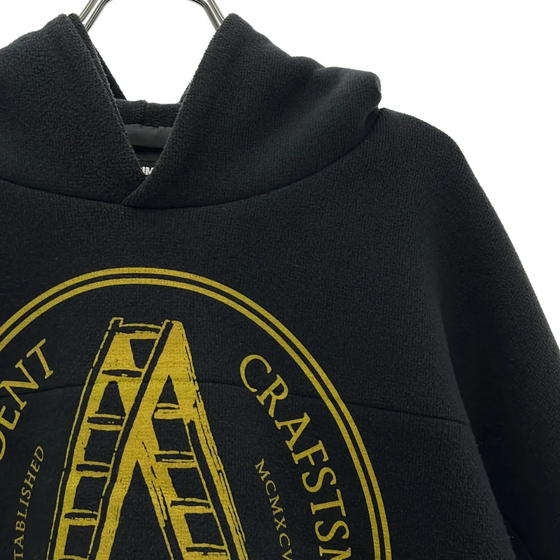 RAF SIMONS / ラフシモンズ | 2011AW | INDEPENDENT CRAFTSMEN SOCIETY プリント ハーフスリーブ パーカー | 46 | メンズ