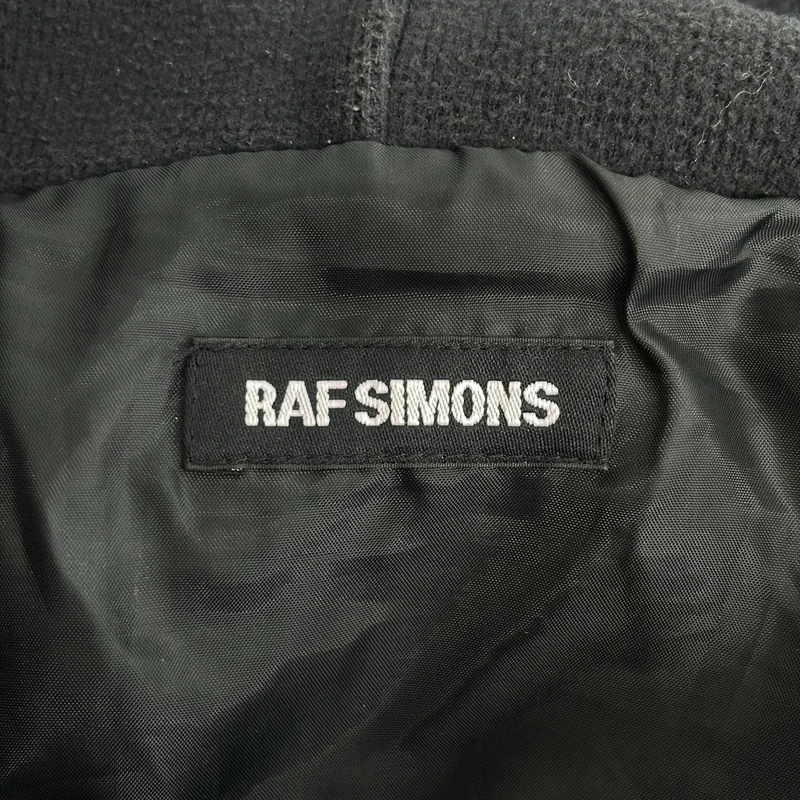 RAF SIMONS / ラフシモンズ | 2011AW | INDEPENDENT CRAFTSMEN SOCIETY プリント ハーフスリーブ パーカー | 46 | メンズ