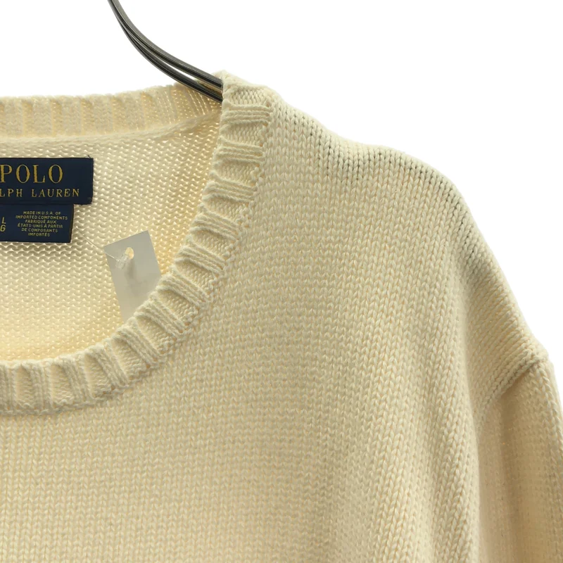 POLO RALPH LAUREN / ポロラルフローレン | アイコニック フラッグ プルオーバー ニット | L | メンズ