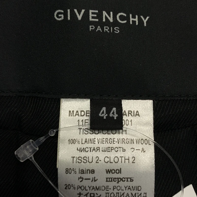 GIVENCHY / ジバンシィ | 2011AW | ウールメルトン レイヤードスタジャン ジャケット | 44 | メンズ