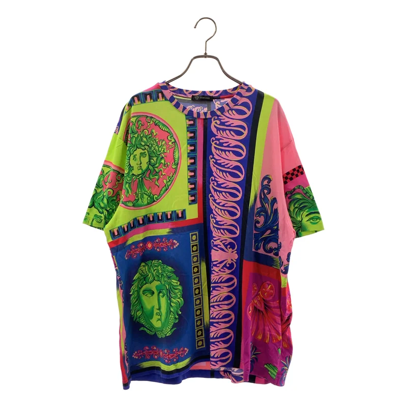VERSACE / ヴェルサーチ | メデューサ プリント Tシャツ | XL | メンズ