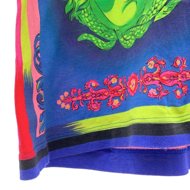 VERSACE / ヴェルサーチ | メデューサ プリント Tシャツ | XL | メンズ