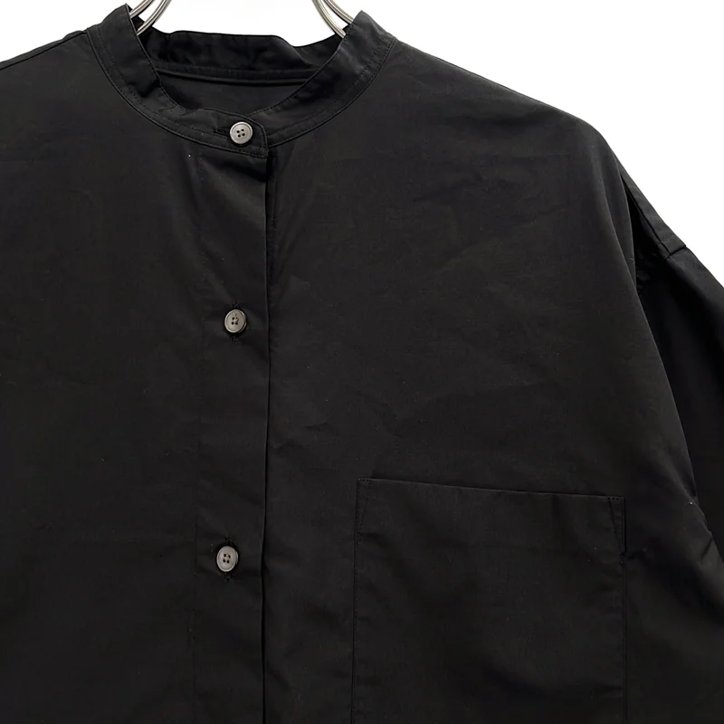 YLEVE / イレーヴ | FINX COTTON WEATHER / バンドカラー シャツ ブラウス | 1 | レディース