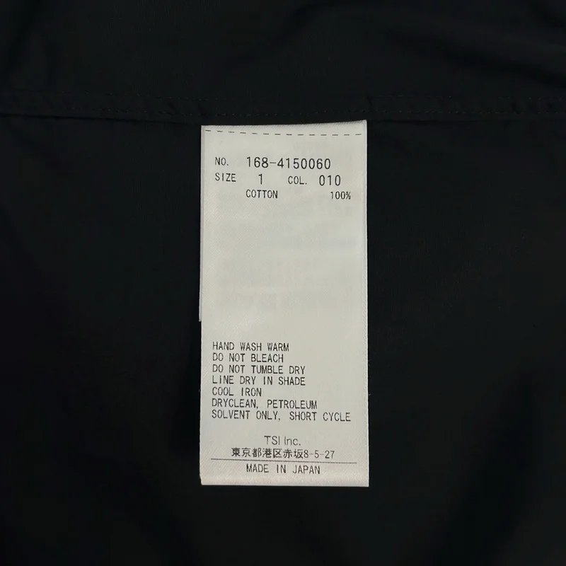 YLEVE / イレーヴ | FINX COTTON WEATHER / バンドカラー シャツ ブラウス | 1 | レディース