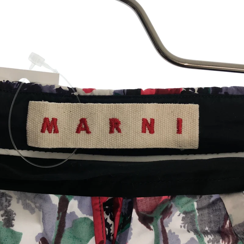 MARNI / マルニ | 総柄 クロップドパンツ | 38 | レディース