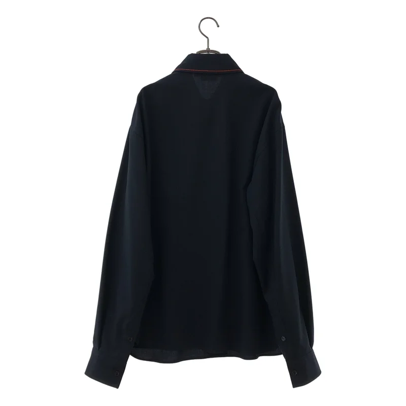 MARNI / マルニ | 2023SS | トロピカルウール ステッチワーク オーバーシャツ | 50 | メンズ
