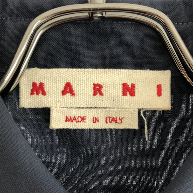 MARNI / マルニ | 2023SS | トロピカルウール ステッチワーク オーバーシャツ | 50 | メンズ