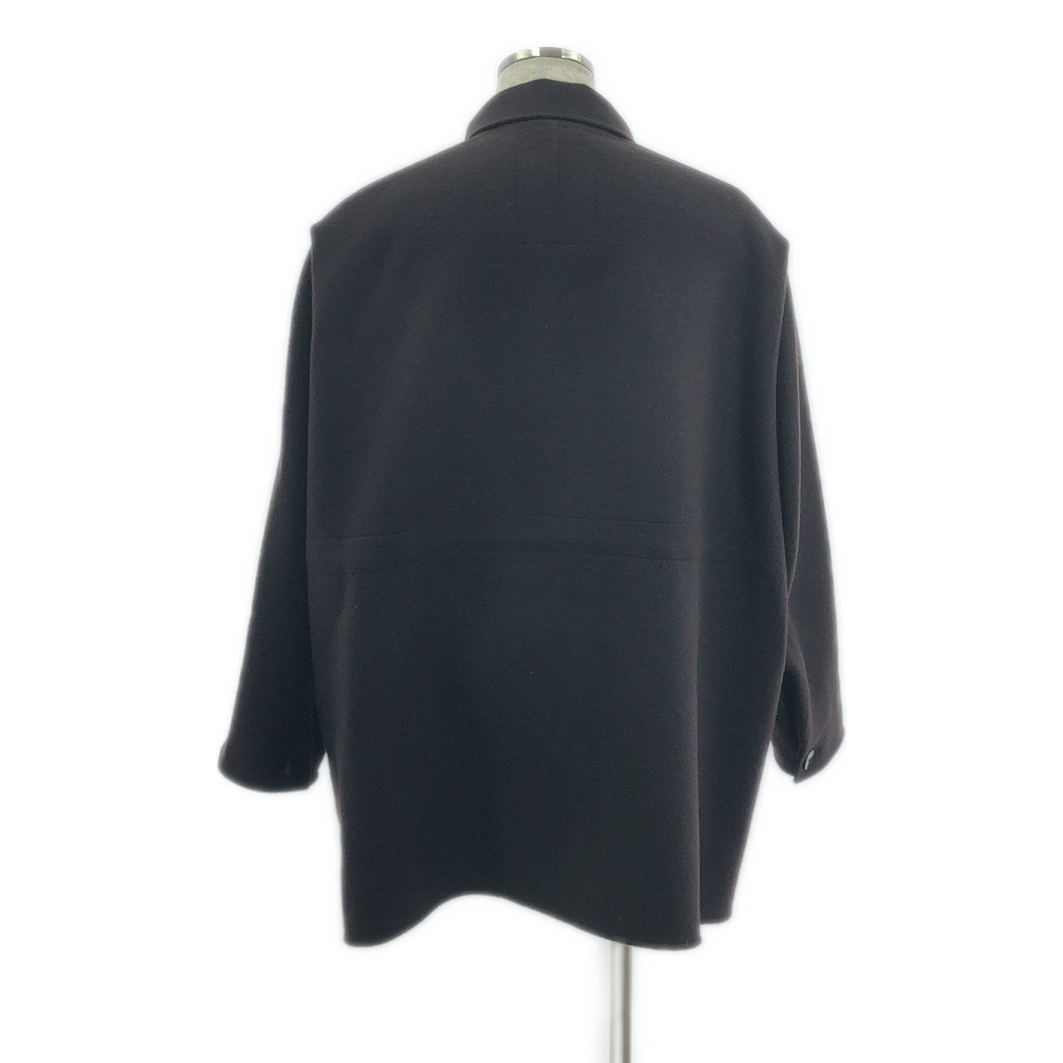 OVERCOAT / オーバーコート | Beaver Wool Short Coat With Removable