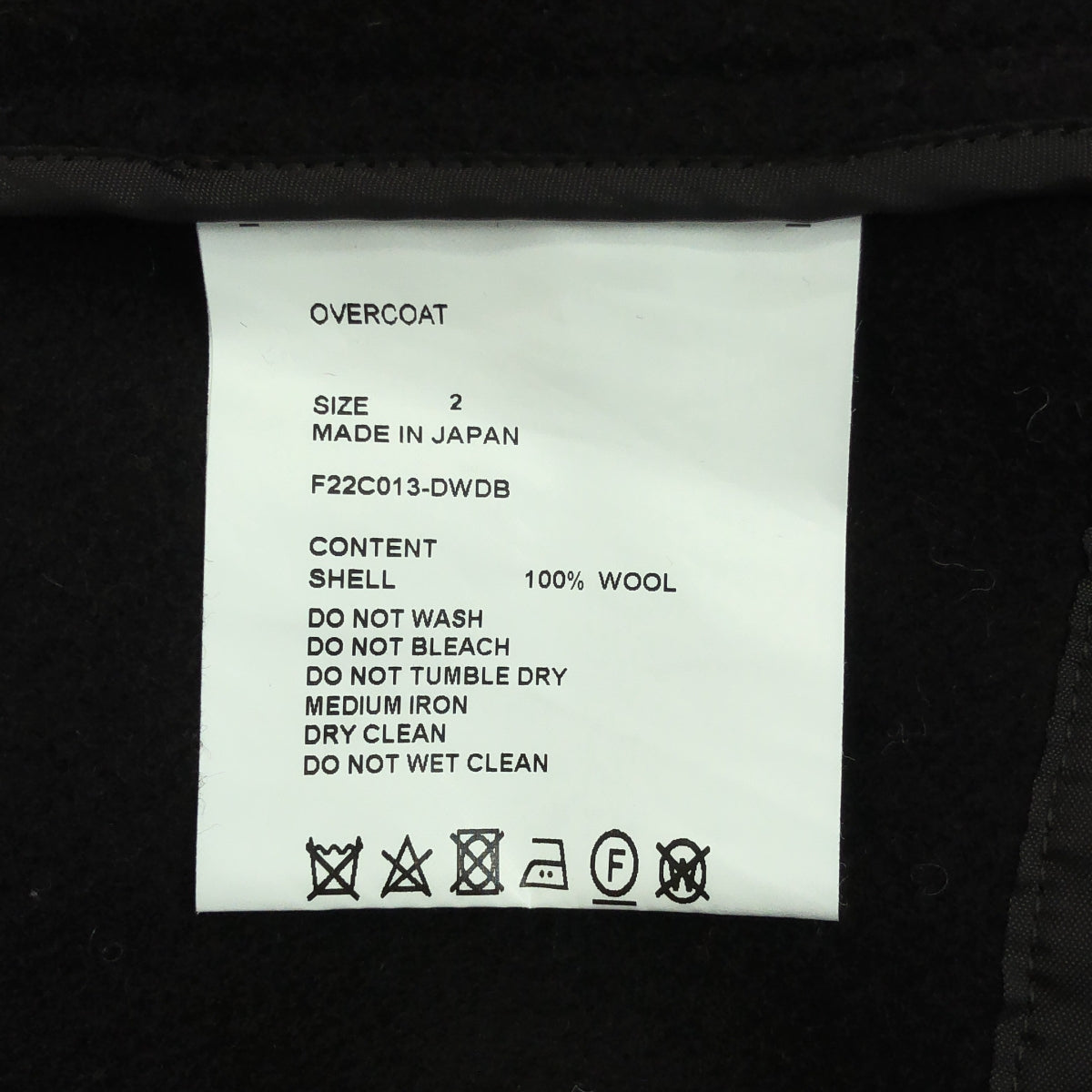 OVERCOAT / オーバーコート | Beaver Wool Short Coat With Removable