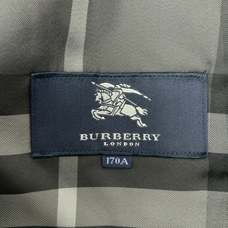 BURBERRY LONDON / バーバリーロンドン | ストライプ ロゴボタン シングル テーラードジャケット / 総裏地 | 170 | メンズ