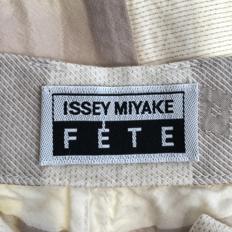 ISSEY MIYAKE FETE / イッセイミヤケフェット | A-POC INSIDE / ボーダー切替 パンツ | 2 | レディース