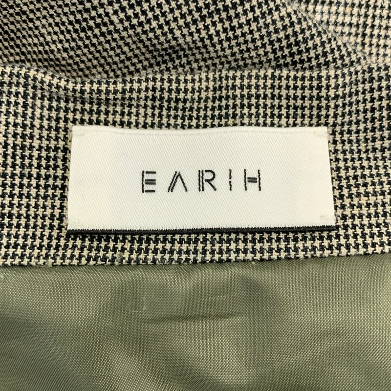 EARIH / アーリ | 総柄 サイドジップスリット ダブルブレスト ジャケット |
