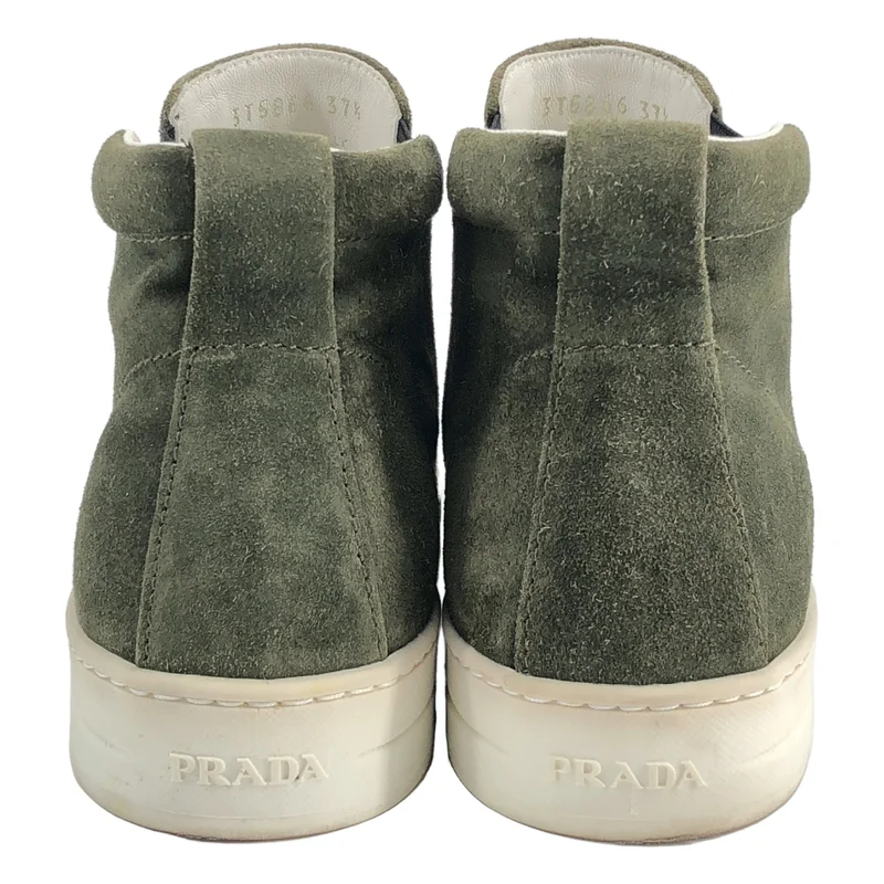 PRADA / プラダ | スエードレザー ショートブーツ | 37 1/2 | レディース