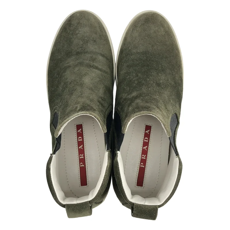PRADA / プラダ | スエードレザー ショートブーツ | 37 1/2 | レディース