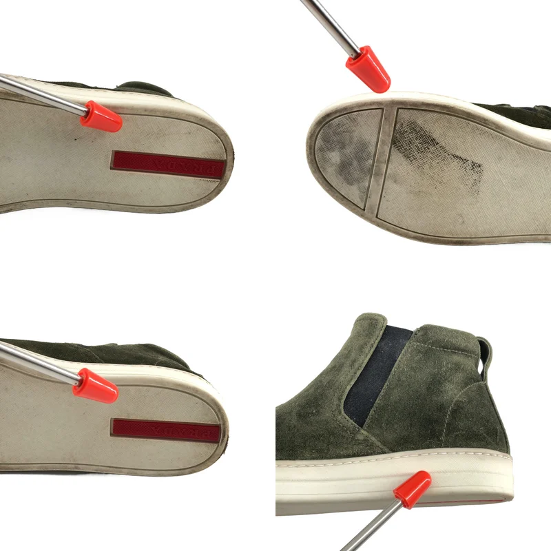 PRADA / プラダ | スエードレザー ショートブーツ | 37 1/2 | レディース