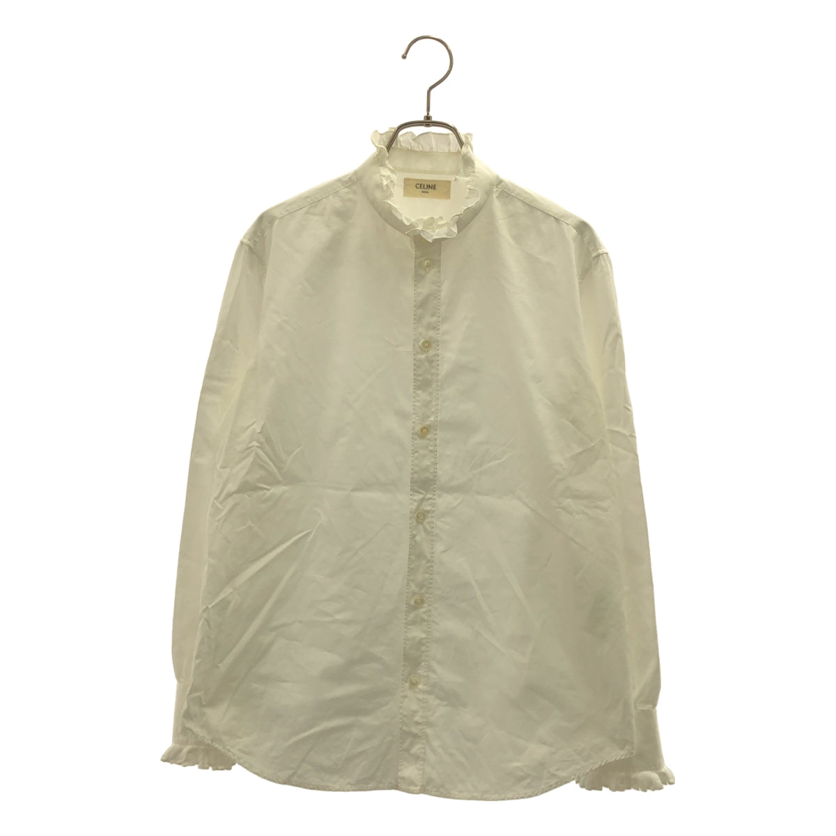 CELINE / セリーヌ | クラシックコットンポプリンシャツ | 42 | ホワイト | レディース CELINE / セリーヌ | クラシックコットンポプリンシャツ | 42