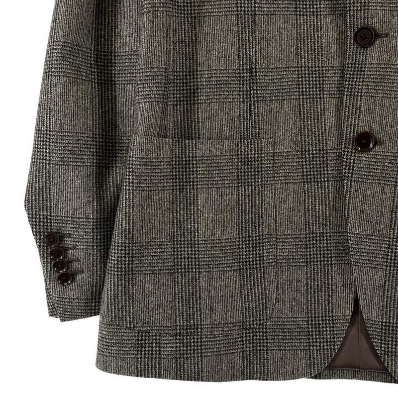 RING JACKET / リングヂャケット | CANONICO  ウール チェック 3B テーラードジャケット | 44 | メンズ