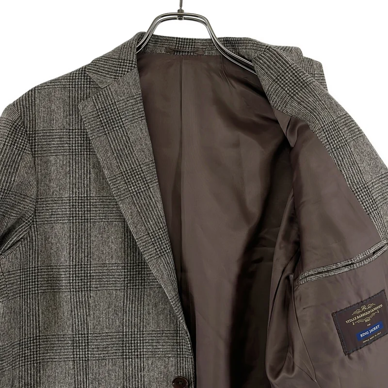 RING JACKET / リングヂャケット | CANONICO  ウール チェック 3B テーラードジャケット | 44 | メンズ