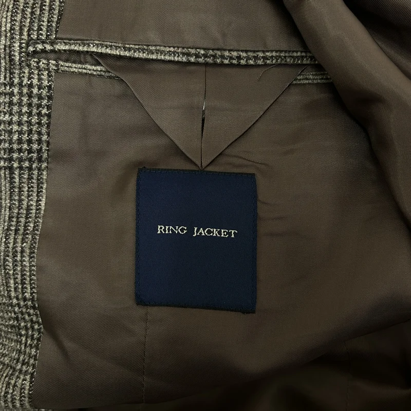 RING JACKET / リングヂャケット | CANONICO  ウール チェック 3B テーラードジャケット | 44 | メンズ