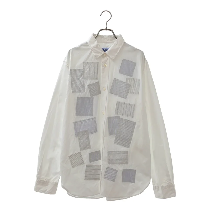JUNYA WATANABE MAN / ジュンヤワタナベマン | 2024SS | コットン パッチワークシャツ | M | メンズ