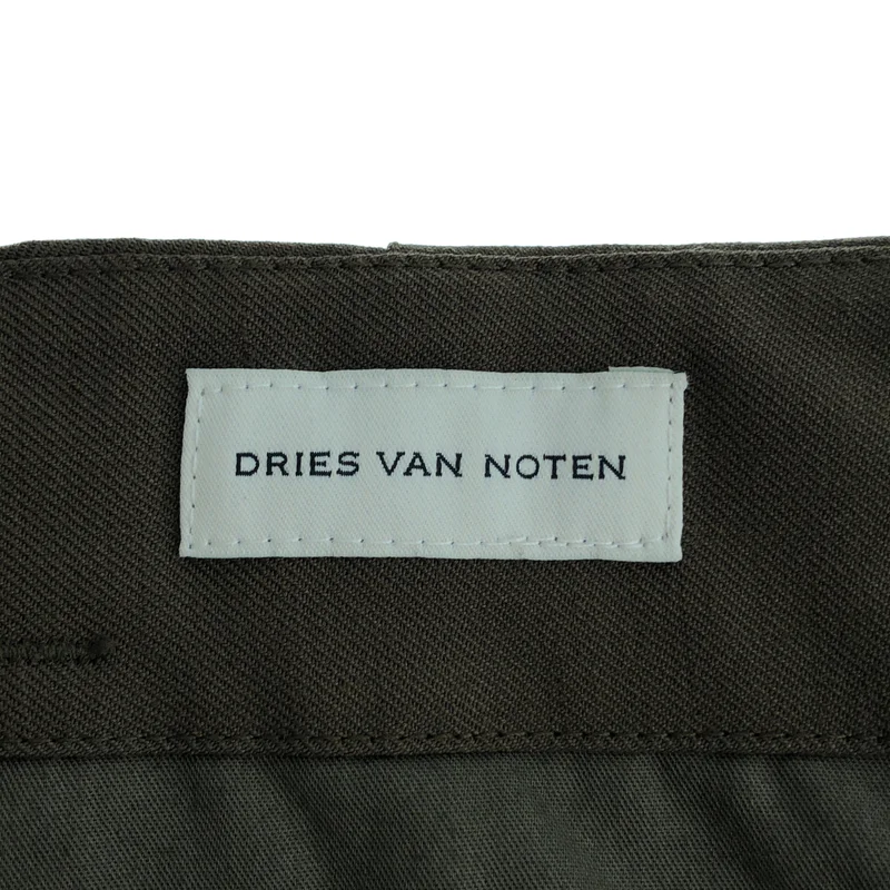 DRIES VAN NOTEN / ドリスヴァンノッテン | タック ベルテッド ワイドパンツ | 34 | レディース