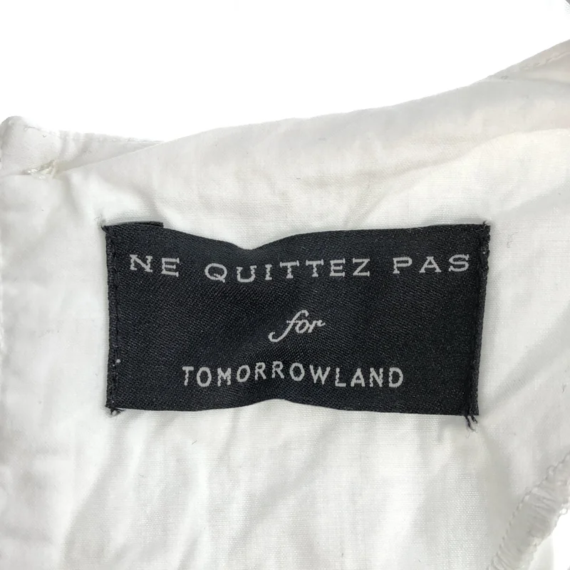 ne Quittez pas / ヌキテパ | for TOMORROW LAND ギャザーコンビブラウス |