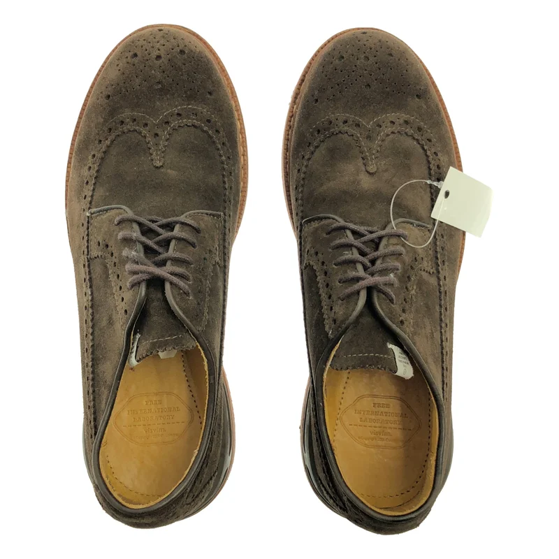 visvim / ビズビム | PATRICIAN WT-FOLK スエード ウイングチップ レースアップシューズ | 9 | メンズ