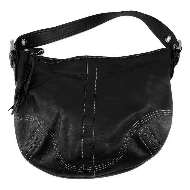 COACH / コーチ | SOHO HOBO / ソーホー ホーボー レザー ステッチ ショルダーバッグ |