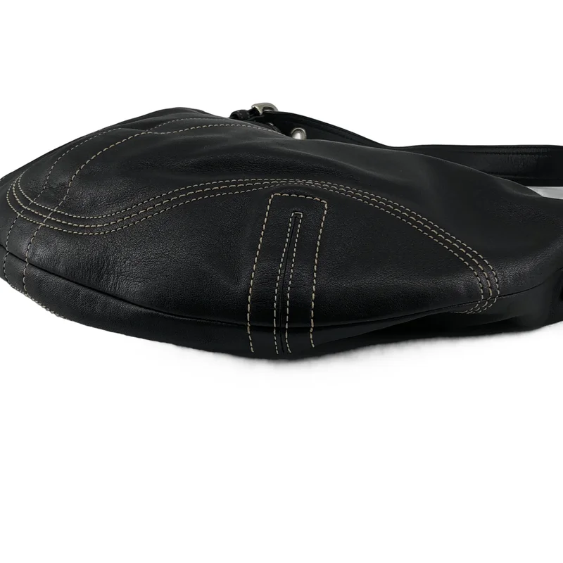 COACH / コーチ | SOHO HOBO / ソーホー ホーボー レザー ステッチ ショルダーバッグ |