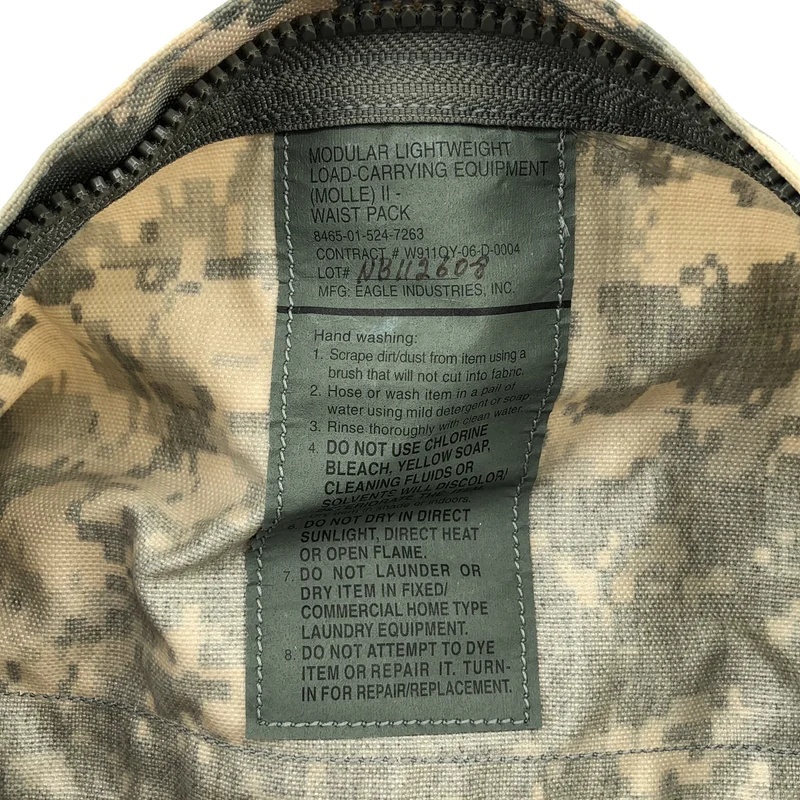 U.S.ARMY / アメリカ軍 | ACU Molle II WAIST PACK / デジカモ ウエストバッグ |