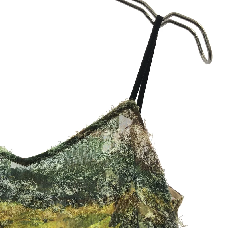 AMERI / アメリ | MEDI RACHEL FLUFFY ART CAMISOLE キャミソール | S | レディース
