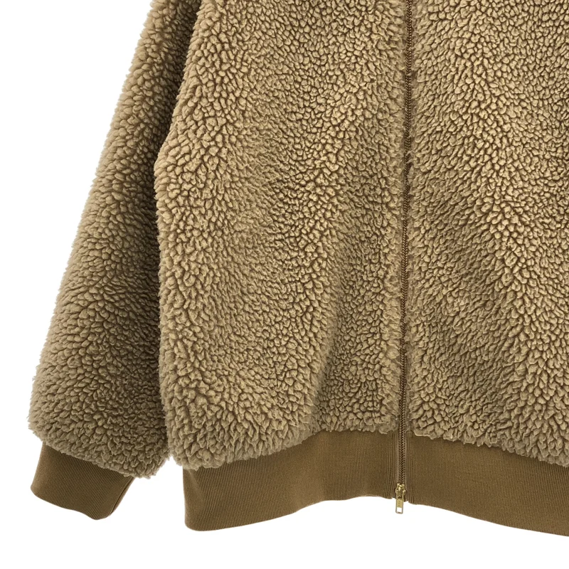 ADAWAS / アダワス | FAKE MOUTON BOMBER ジャケット | F | レディース