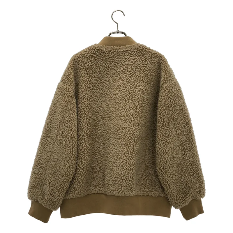ADAWAS / アダワス | FAKE MOUTON BOMBER ジャケット | F | レディース