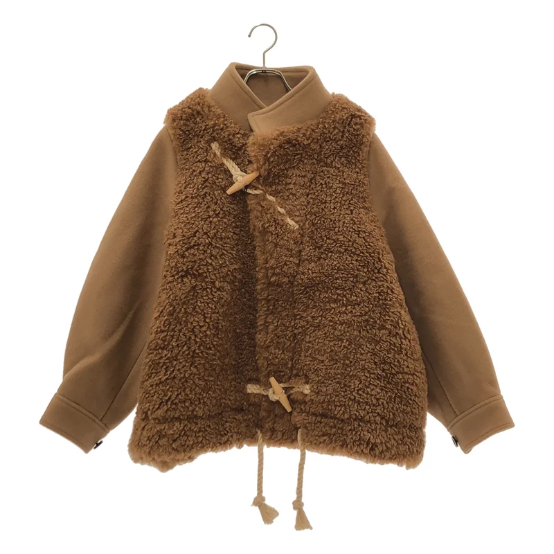 HYKE / ハイク | 2025AW | DOUBLE FACE FAUX SHEARLING DUFFEL JACKET ジャケット | 2 | レディース