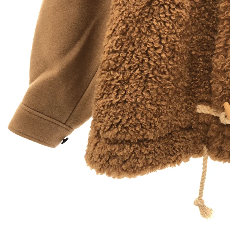 HYKE / ハイク | 2025AW | DOUBLE FACE FAUX SHEARLING DUFFEL JACKET ジャケット | 2 | レディース