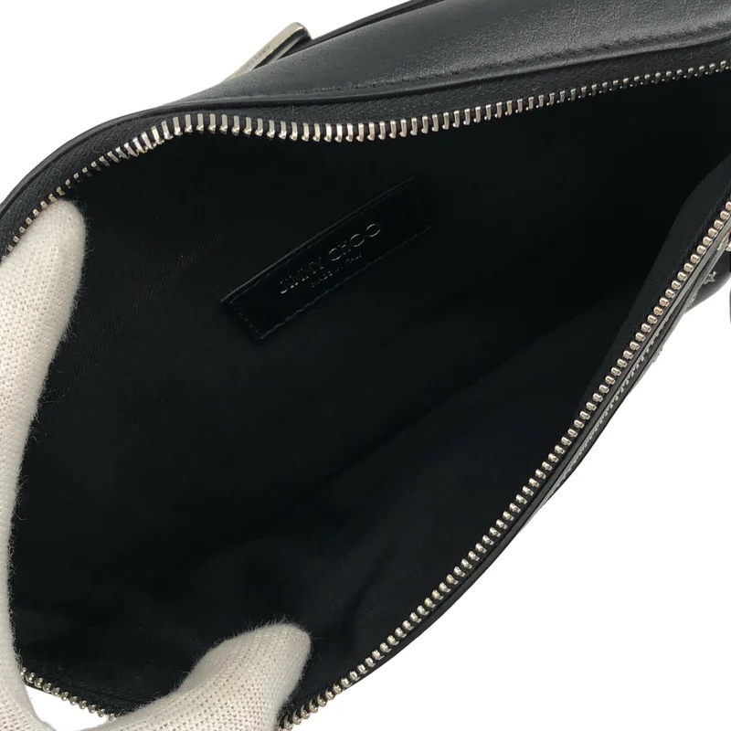 JIMMY CHOO / ジミーチュウ | レザー スター スタッズ ボディバッグ |