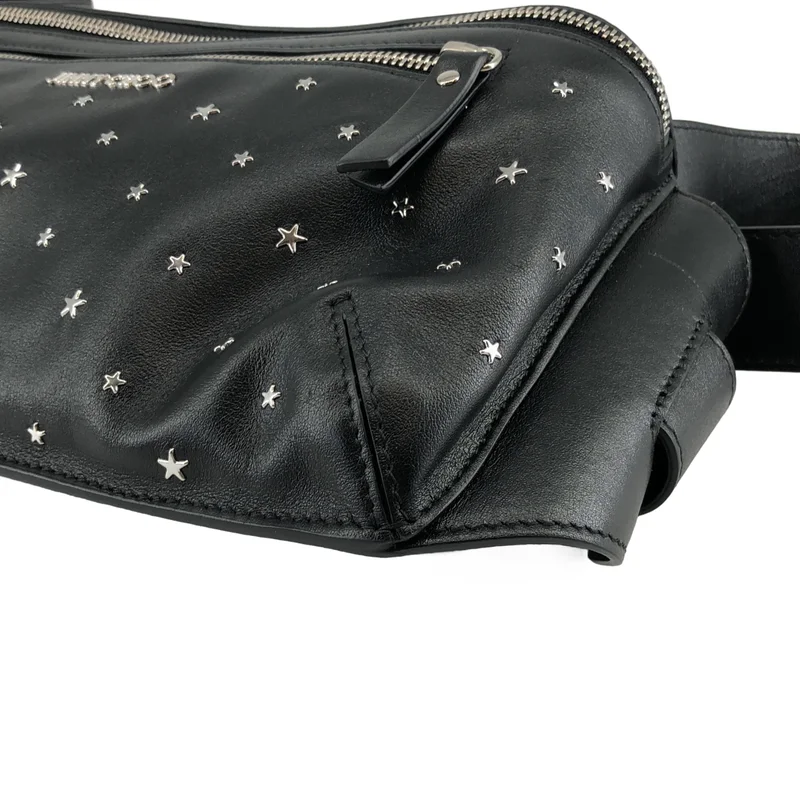 JIMMY CHOO / ジミーチュウ | レザー スター スタッズ ボディバッグ |