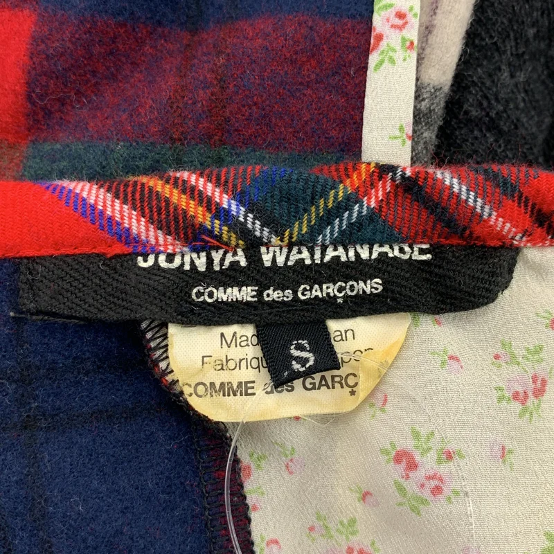 JUNYA WATANABE COMME des GARCONS / ジュンヤワタナベ | 2013AW | 異素材 切替 総柄 パッチワーク カットソー | S | レディース