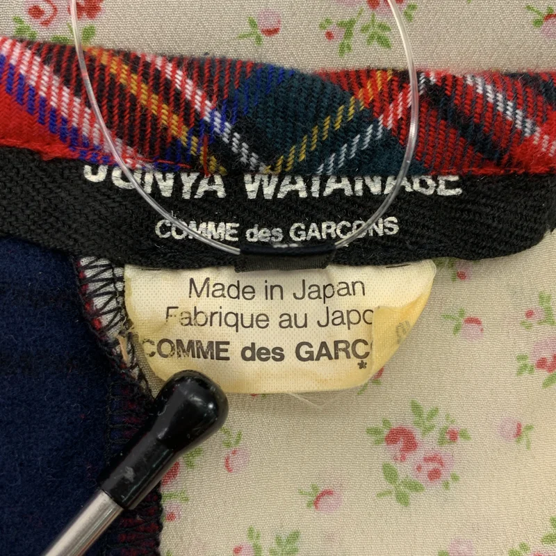 JUNYA WATANABE COMME des GARCONS / ジュンヤワタナベ | 2013AW | 異素材 切替 総柄 パッチワーク カットソー | S | レディース