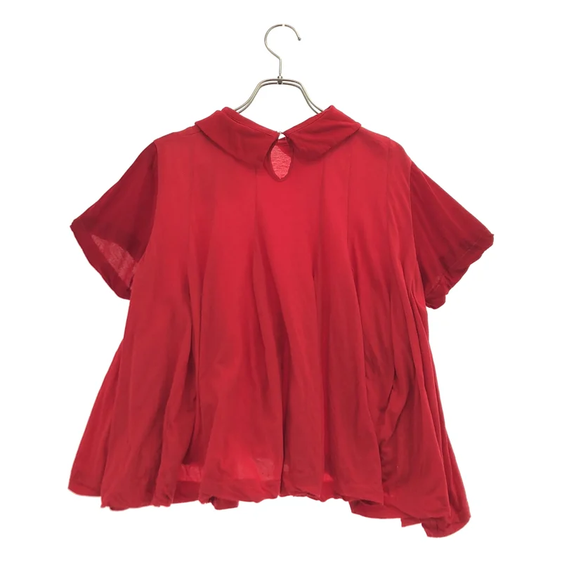 tricot COMME des GARCONS / トリココムデギャルソン | 2014SS | コットン ラウンドカラー 再構築 カットソー | S | レディース