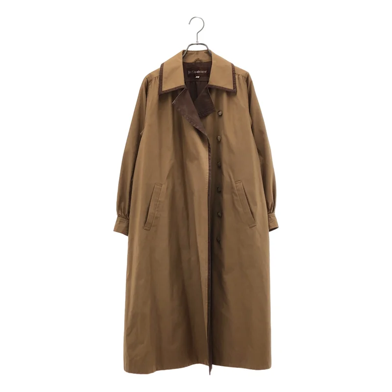 YVES SAINT LAURENT / イヴサンローラン | パイピングコート FR017-026 | M | レディース