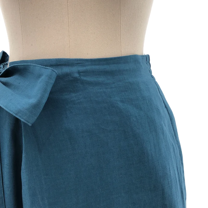 HYKE / ハイク | 2024SS | LINEN WIDE LEG PANTS / リネン ワイド イージーパンツ | 2 | レディース