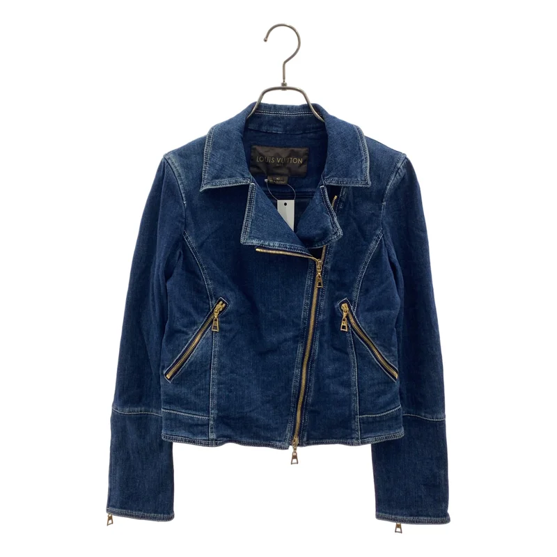 Louis Vuitton / ルイヴィトン | デニム ライダースジャケット | 40 | レディース