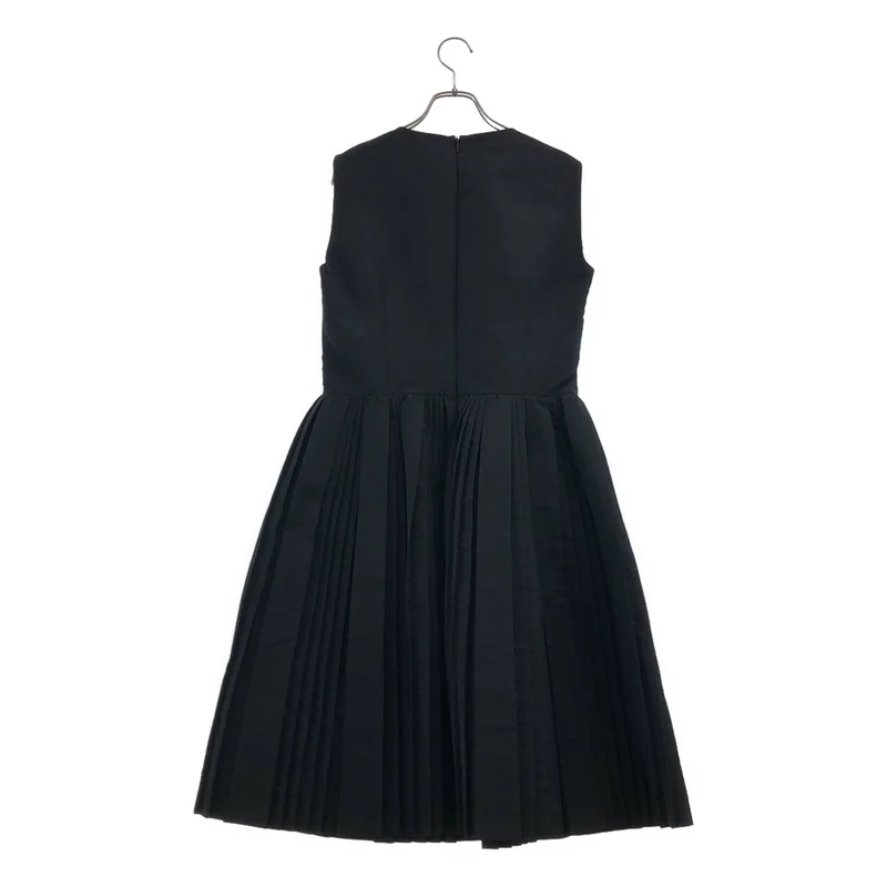 RED VALENTINO / レッドヴァレンティノ | プリーツ ノースリーブ ワンピース | 48 | レディース