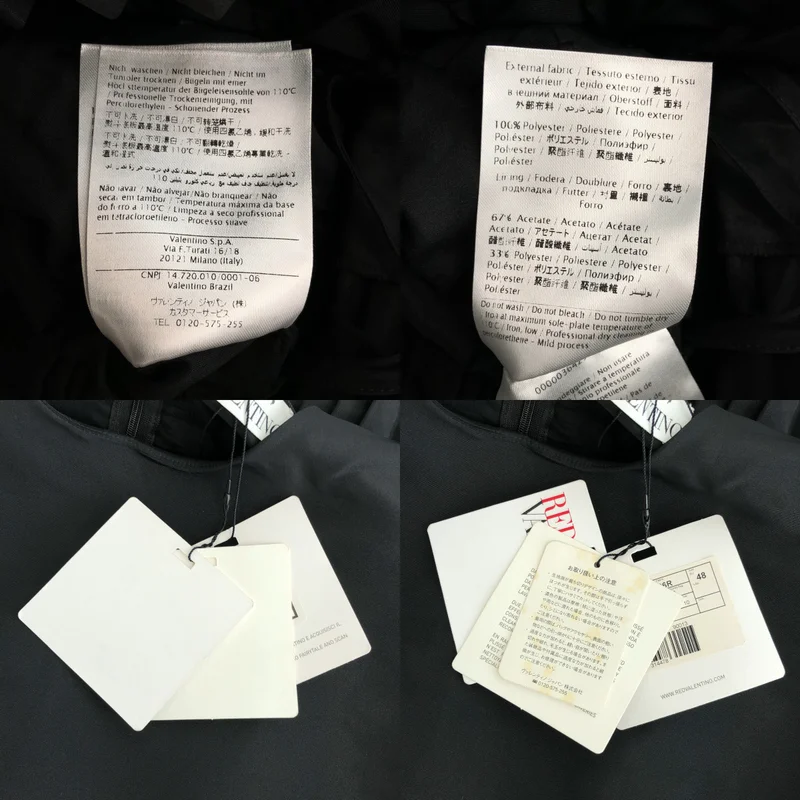 RED VALENTINO / レッドヴァレンティノ | プリーツ ノースリーブ ワンピース | 48 | レディース