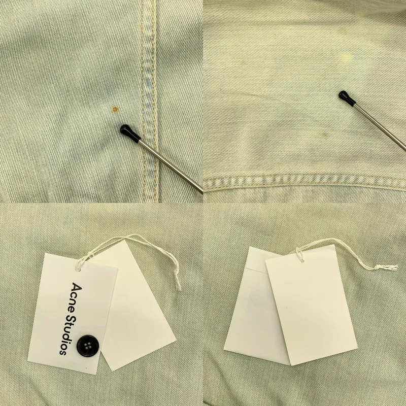 Acne Studios / アクネストゥディオズ | コットン オーバーサイズ クロップド フィット デニムジャケット | EUR32 | レディース