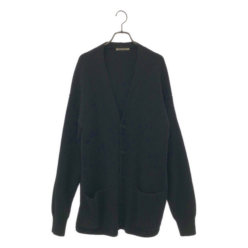 AURALEE / オーラリー | SUPER FINE WOOL RIB KNIT BIG CARDIGAN カーディガン | 4 | メンズ