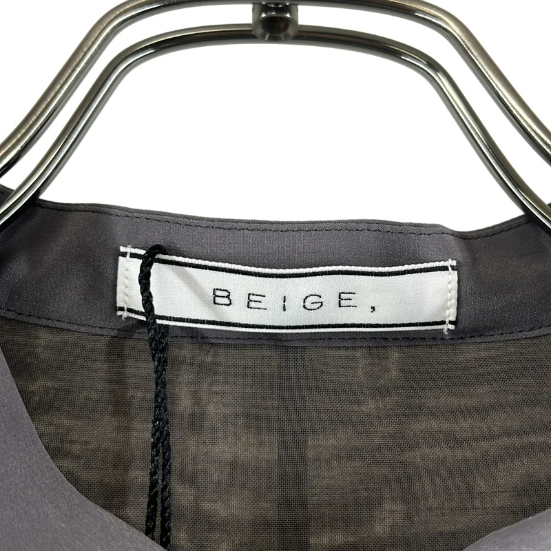 BEIGE， / ベイジ | オーバーシルエット バンドカラー シャツ ワンピース | 4 | レディース