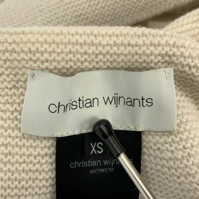 Christian Wijnants / クリスチャンワイナンツ | メリノウール ハイネック ニット ワンピース | XS | レディース