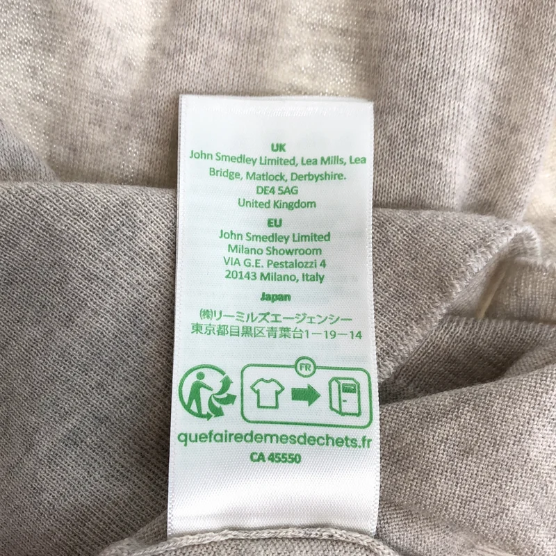 JOHN SMEDLEY / ジョンスメドレー | メリノウール ニット_長袖 | S | レディース